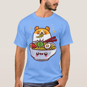 Camiseta Ramen Gift Kawaii Japanese Noodles Baka Surimi Mis
