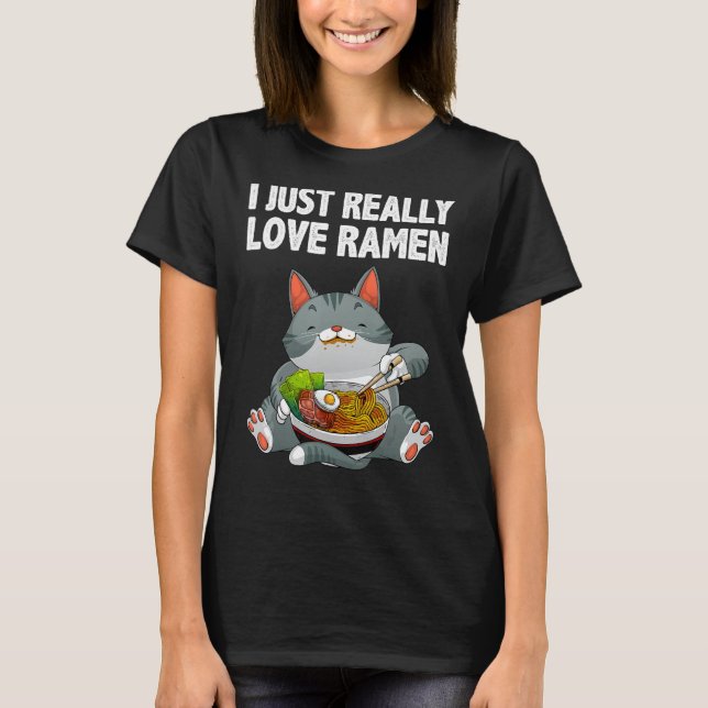 Camiseta Ramen Guay Para Hombres Mujeres Japonesas Sopa De  (Anverso)