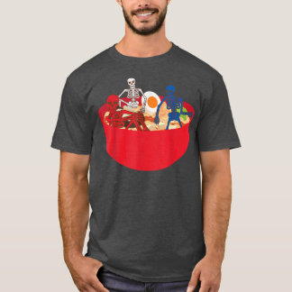 Camiseta Ramen hunde la bandera estadounidense del 4 de jul