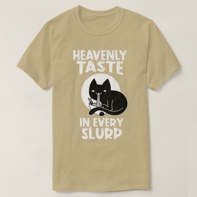 Camiseta Ramen Japan Kawaii Anime Noodle Bowl Cat 1625 (Diseño del anverso)
