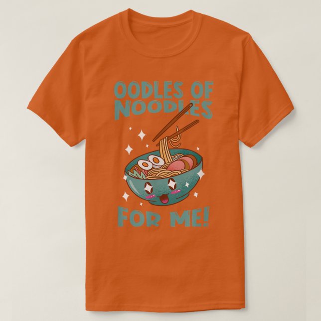 Camiseta Ramen Japan Kawaii Noodle Bowl  (Diseño del anverso)