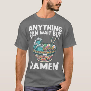 Camiseta Ramen Japan Kawaii Noodle Bowl Kanagawa Wave