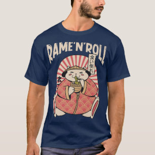 Camiseta Ramen Japón Kawaii Noodle Bowl Pun Cat956