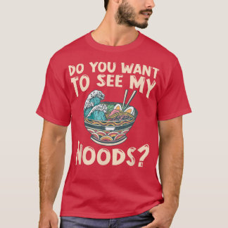 Camiseta Ramen Japón Kawaii Noodle Bowl Pun Kanagawa Wave 1