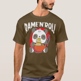 Camiseta Ramen Japón Kawaii Noodle Bowl Pun Panda Premium