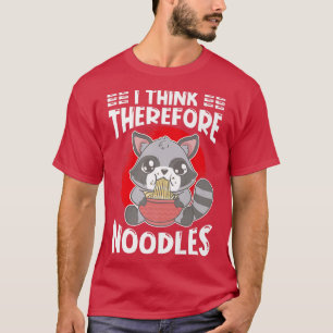 Camiseta Ramen Japón Kawaii Noodle Bowl Pun Racoon Premium