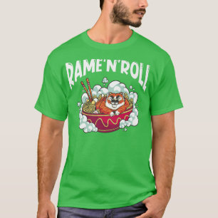 Camiseta Ramen Japón Kawaii Noodle Bowl Pun Tiger Premium