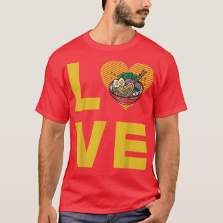 Camiseta Ramen Japonés Anime Tee Food Lover Cute Gracioso 1