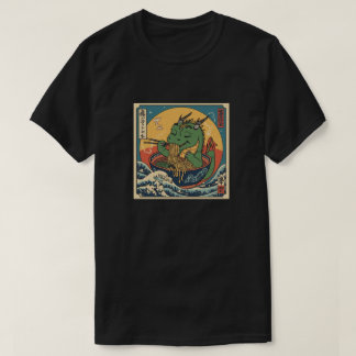 Camiseta Ramen japonés divertido dragón bebé Kawaii Anime