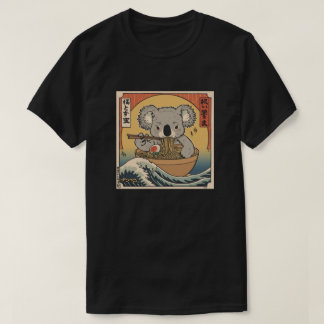 Camiseta Ramen japonés divertido Kawaii bebé koala Anime