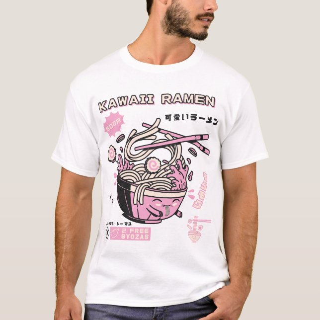 Camiseta Ramen Kawaii (Anverso)
