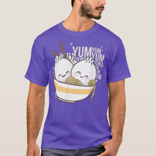 Camiseta Ramen Kawaii Bao Dim Sum Yum Yum Anime Amantes 