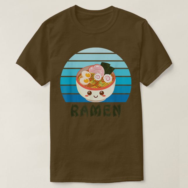 Camiseta Ramen Kawaii Bowl Japoneses Ramen Noodles (Diseño del anverso)