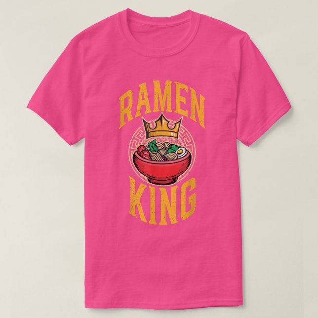 Camiseta Ramen King, Corto Anime Japonés Para Hombres, Fide (Diseño del anverso)