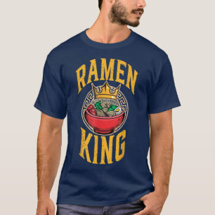Camiseta Ramen King, Corto Anime Japonés Para Hombres, Fide