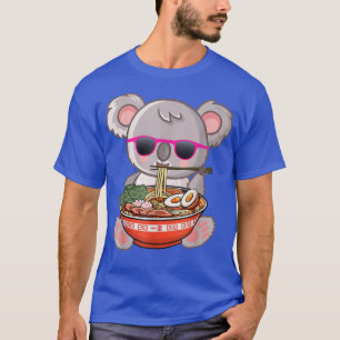 Camiseta Ramen Koala Anime Otaku Chica del regalo de fideos
