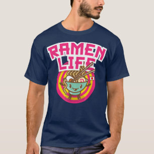 Camiseta Ramen Life Kawaii Anime Japonés 