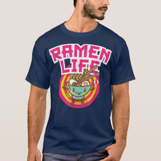 Camiseta Ramen Life Kawaii Anime Japonés 