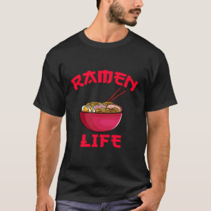 Camiseta Ramen Life Noodle japonés regalo japonés