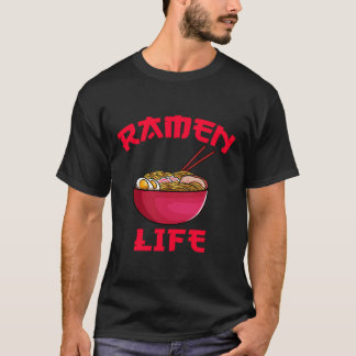 Camiseta Ramen Life Noodle japonés regalo japonés