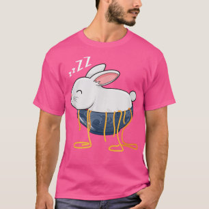 Camiseta Ramen lindo y conejito gracioso tallarín de ánime
