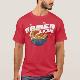 Camiseta Ramen Love Retro Noodles Japoneses Pure Ramen Love