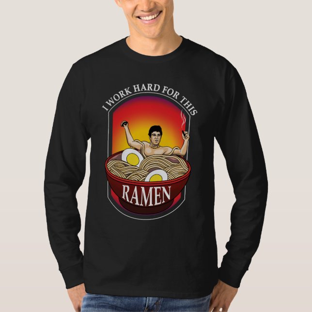 Camiseta Ramen Lover Gangster (Anverso)