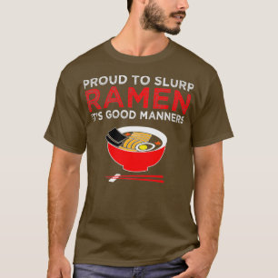 Camiseta Ramen Lover Good Manners Funny Noodle Japonés