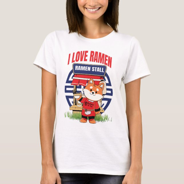 Camiseta Ramen Lover Women White (Anverso)