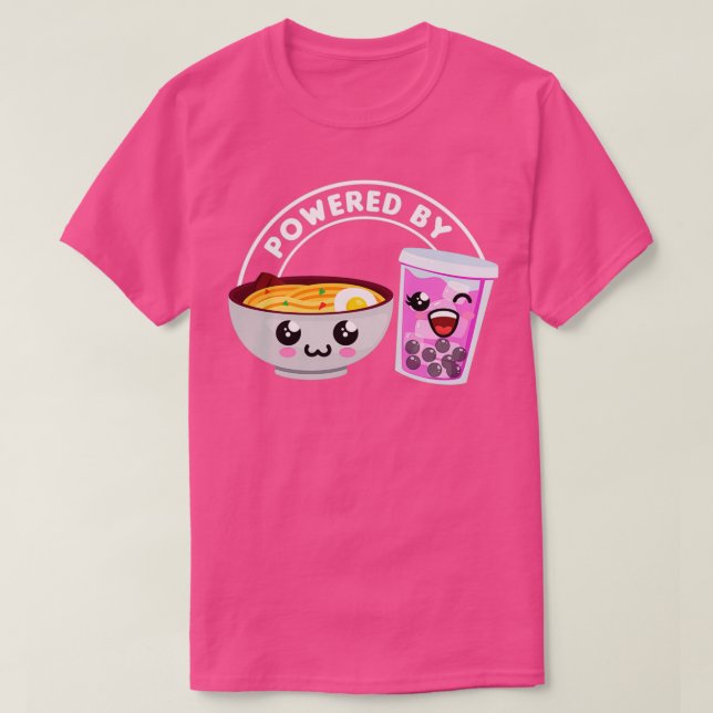 Camiseta Ramen Lovers Bubble Tea Fan Funny Boba Bobba print (Diseño del anverso)
