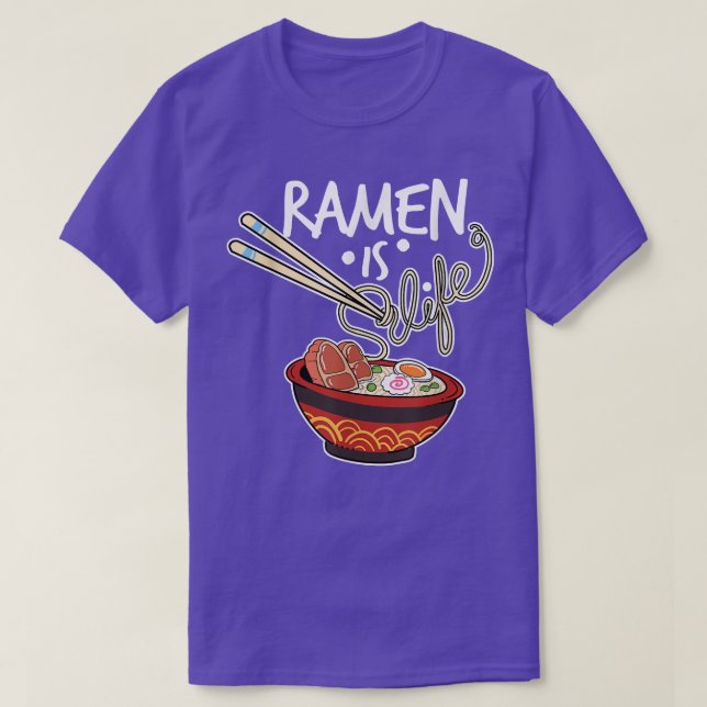 Camiseta Ramen Manga Bubble Tea Gift (Diseño del anverso)