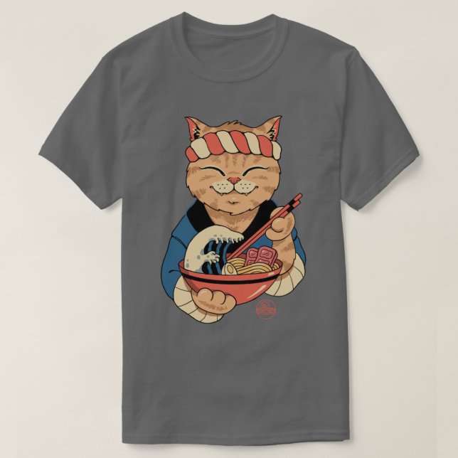 Camiseta Ramen Meowster (Diseño del anverso)