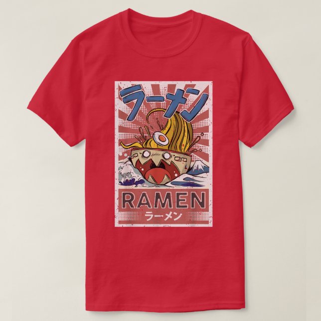 Camiseta Ramen Monster Bowl1398 (Diseño del anverso)