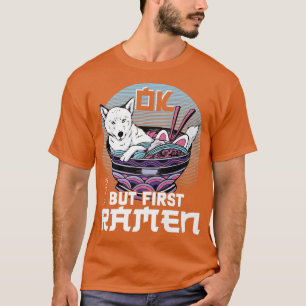 Camiseta Ramen Noodle Bowl Ama Al Perro Kawaii Japonés Ok P