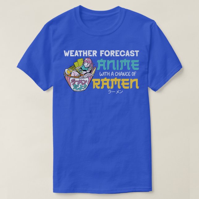 Camiseta Ramen Noodle Bowl Ama El Clima Japonés Kawaii Por (Diseño del anverso)