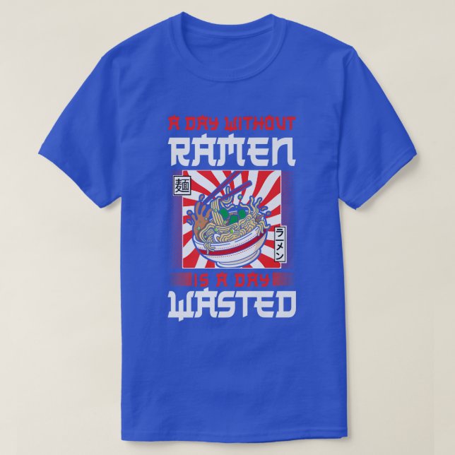 Camiseta Ramen Noodle Bowl Ama El Kawaii Japonés Un Día Sin (Diseño del anverso)