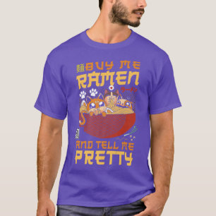 Camiseta Ramen Noodle Bowl Love Japanese Kawaii Cat Buy Me