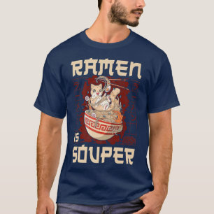 Camiseta Ramen Noodle Bowl Love Japanese Kawaii Cat Pun Ram