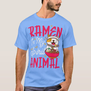 Camiseta Ramen Noodle Bowl Love Japanese Kawaii Cat Ramen I