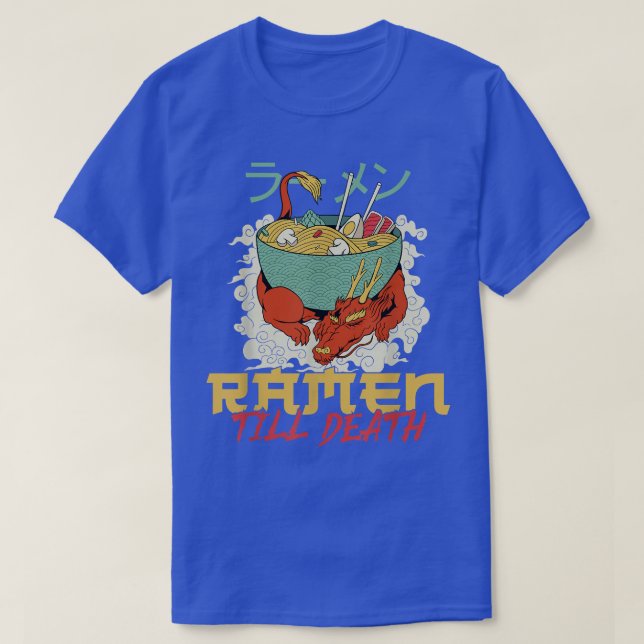 Camiseta Ramen Noodle Bowl Love Japanese Kawaii Dragon Rame (Diseño del anverso)