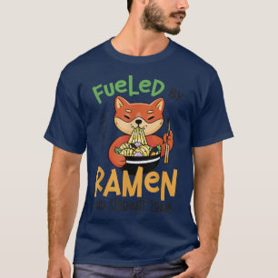 Camiseta Ramen Noodle Bowl Love Japanese Kawaii Fox Ramen A