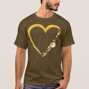 Camiseta Ramen Noodle Bowl Love Japanese Kawaii Heart 