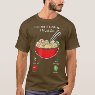 Camiseta Ramen Noodle Bowl Love Japanese Kawaii Phone Displ