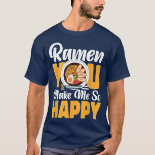 Camiseta Ramen Noodle Bowl Love Japanese Kawaii Ramen You M