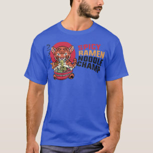 Camiseta Ramen Noodle Bowl Love Japanese Kawaii Tiger Spicy