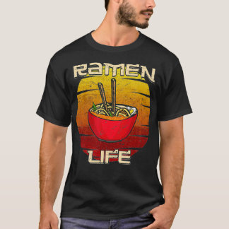 Camiseta Ramen Noodle comida japonesa Ramen Life