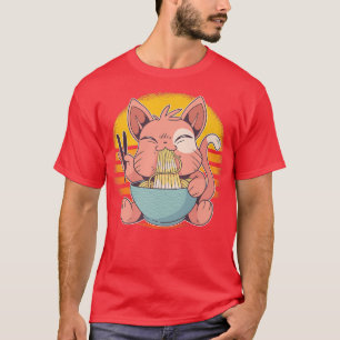 Camiseta Ramen Noodle Soup Eating Japan2513