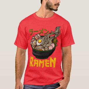 Camiseta Ramen Noodles Japanese Food Kawaii