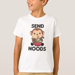 Camiseta Ramen Noodles Japoneses Dulce Mono come Ramen