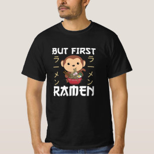 Camiseta Ramen Noodles Japoneses Dulce Mono come Ramen